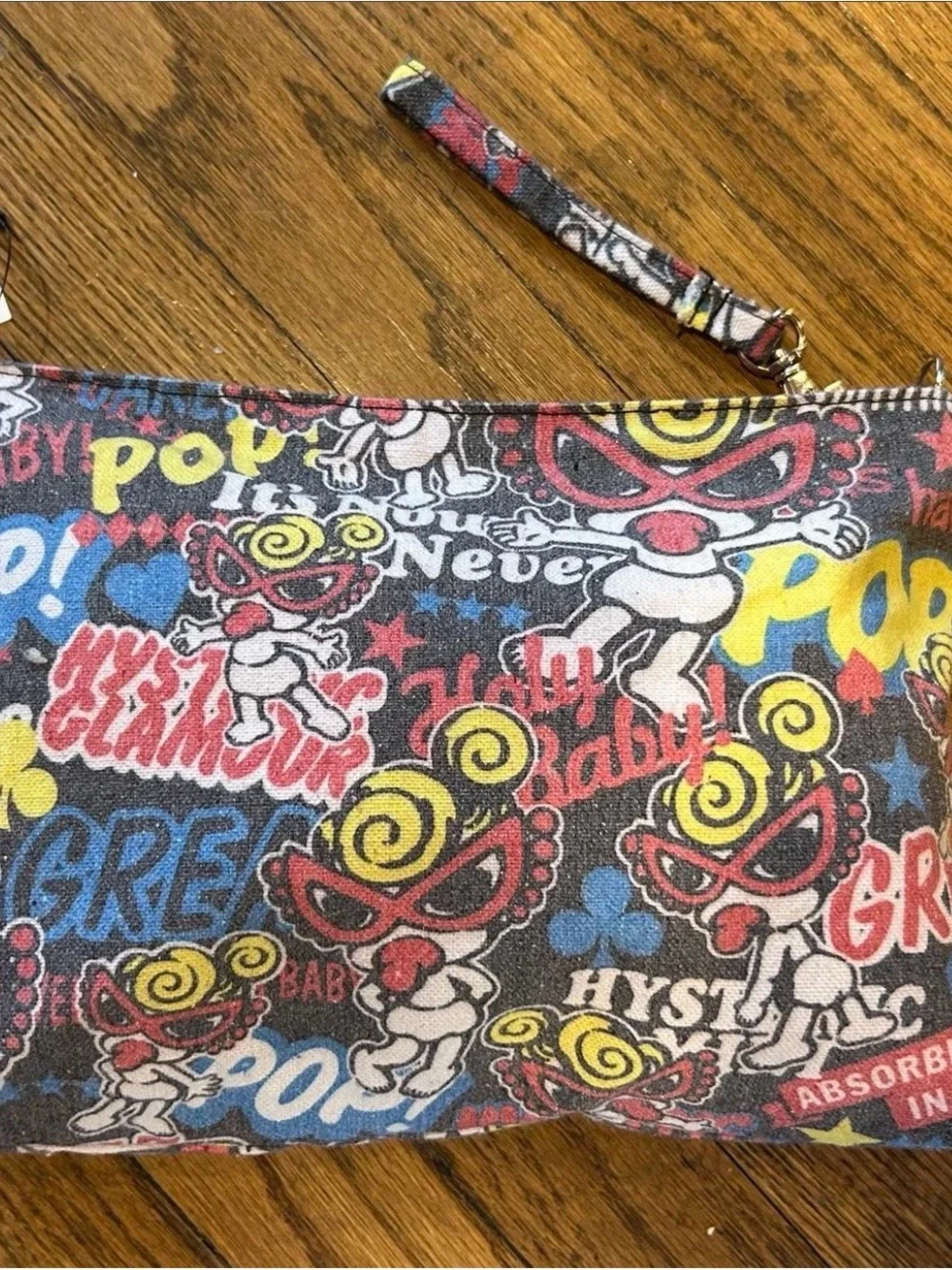 Hysteric Glamour Multicolor Graphic Wristlet